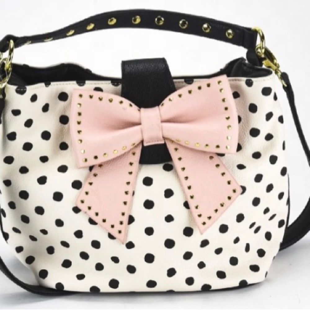 SOLD NOT AVAILABLE SOLD Betsy Johnson Hopeless Romantic Polka do tPink Lace.
